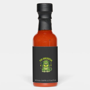 Fur-Ankenstein Funny Frankenstein Dog Halloween Hot Sauces