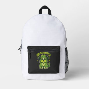Fur-Ankenstein Funny Frankenstein Dog Halloween Printed Backpack