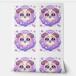 Fur Babies Always Cute Kawaii Puppy Wall Mural