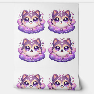 Fur Babies First Always Cute Kawaii Pet Lover Wallpaper