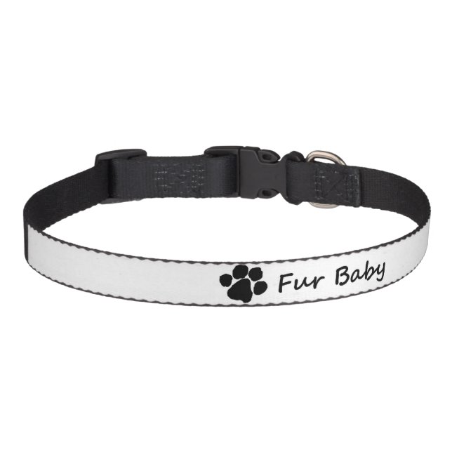 Fur Baby Design Pet Collar (Front)