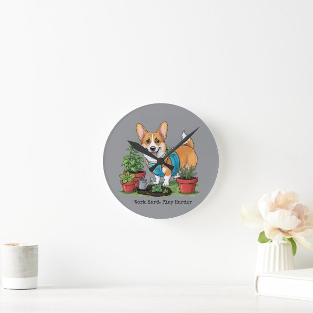 Fur-Dad Round Clock (Home)
