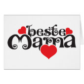 Für die beste Mama... (Front Horizontal)