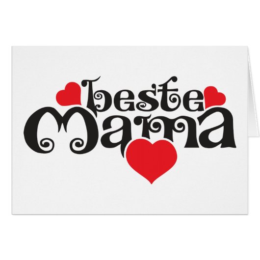 Für die beste Mama... (Front Horizontal)