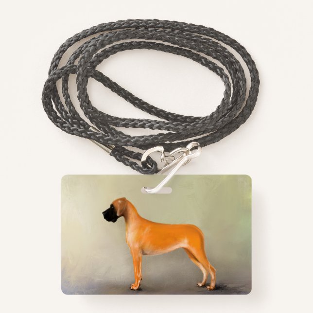 Für Doggen Aussteller  Badge (Front with Lanyard)
