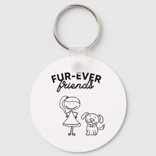 Fur_ever Friends  Keychain