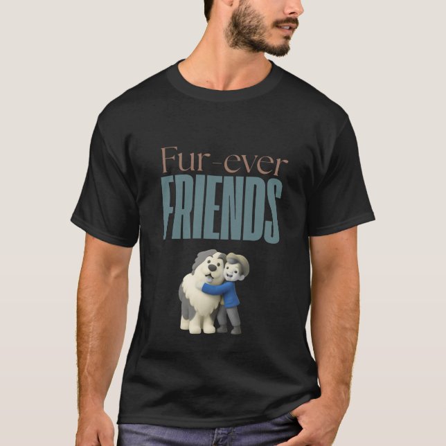 Fur‑ever Friends Men's T-Shirt (Front)