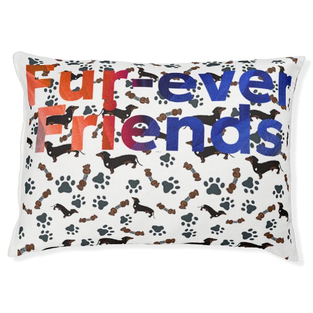 Fur-Ever Friends  Pet Bed (Front)