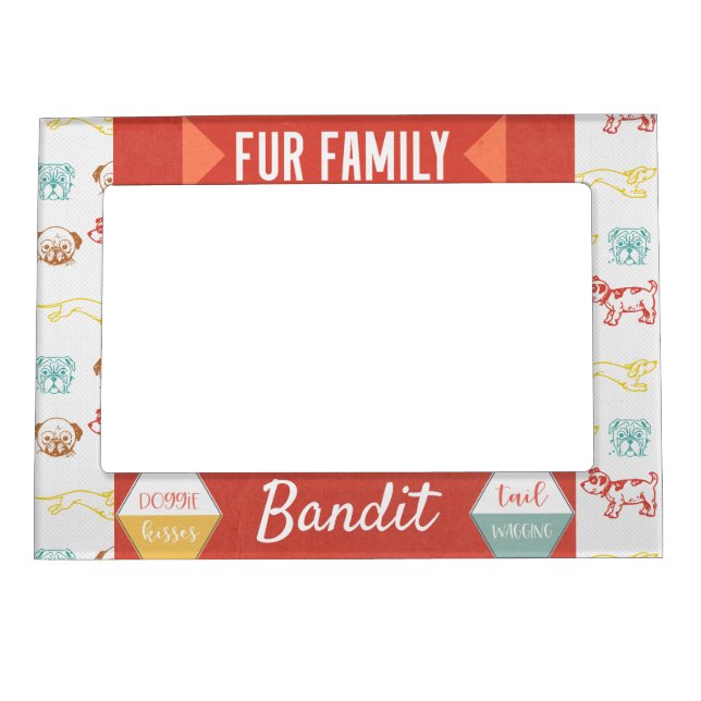 Fur Family Pet Magnetic Frame (Front)