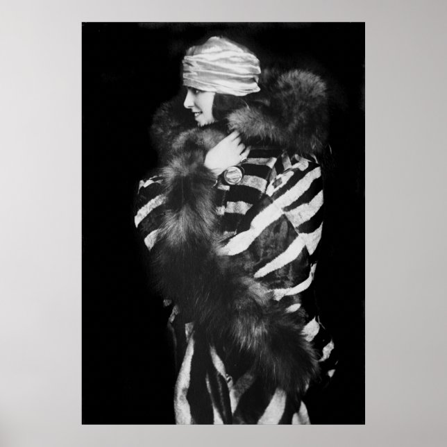 Fur Fashion, 1920s Poster (Front)