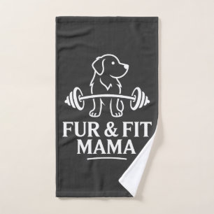 Fur & Fit Mama Dog Hand Towel