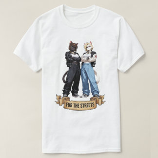 Fur for the Streets - Anime Cat Girl Streetwear T-Shirt