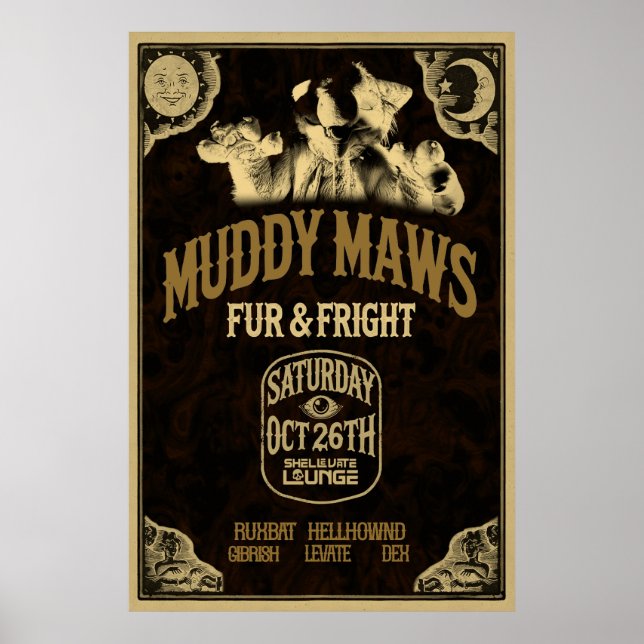 Fur & Fright OG Flyer Poster (Front)