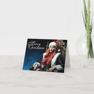 Fur & Leather Diva – Merry Christmas Card