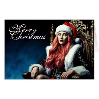 Fur & Leather Diva – Merry Christmas Card