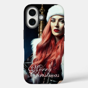 Fur & Leather Diva – Merry Christmas iPhone 16 Case