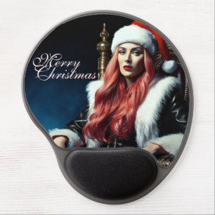 Fur & Leather Diva – Merry Christmas Gel Mouse Pad