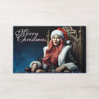 Fur & Leather Diva – Merry Christmas HP Laptop Skin
