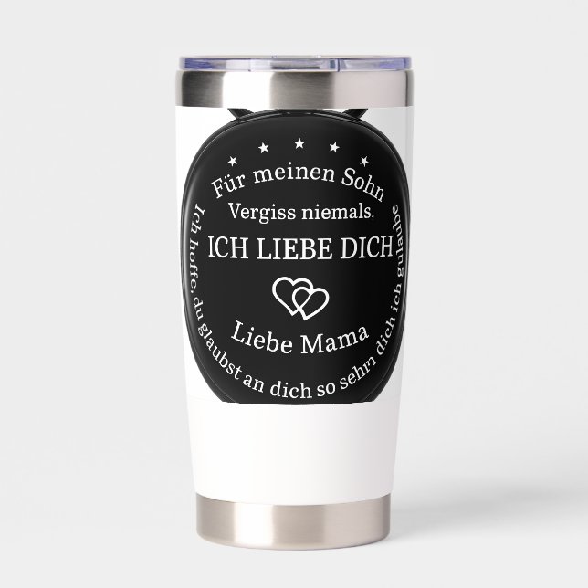  "Für meinen Sohn" Tasse - Mug Insulated Tumbler (Front)