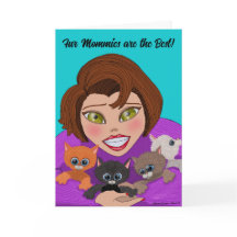 Fur Mommies are the Best Greeting Card