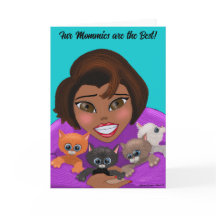 Fur Mommies are the Best Greeting Card