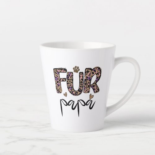 Fur Papa Best Cat Dad Ever Best Dog Dad Ever Latte Mug