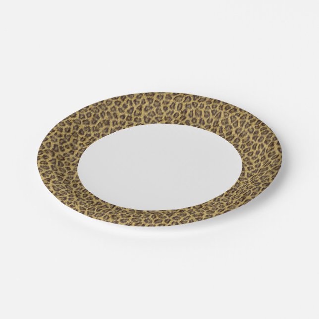 Fur texture paper plates (Angled)