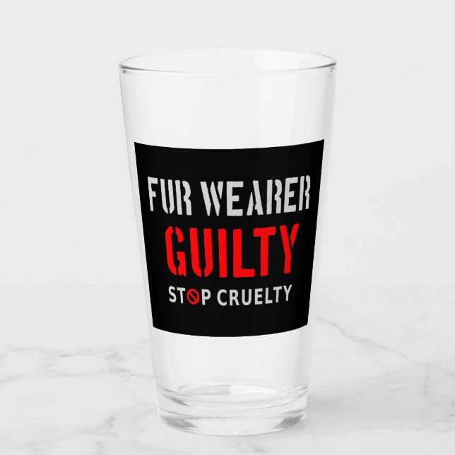 Fur wearer guilty glass (Front)