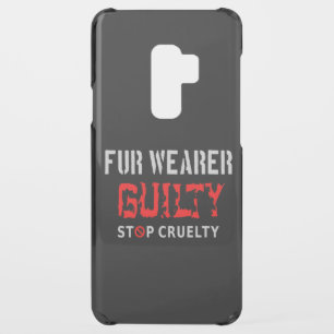 Fur wearer guilty uncommon samsung galaxy s9 plus case
