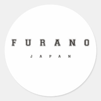 Furano Japan Classic Round Sticker