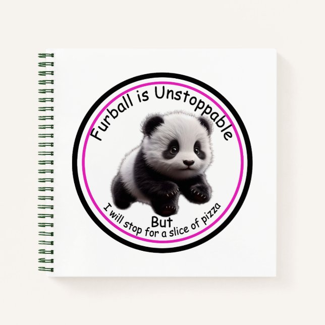 Furball: I am Unstoppable Notebook (Front)