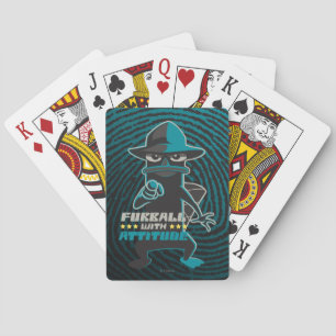 Furball With Attitude Poker Cards