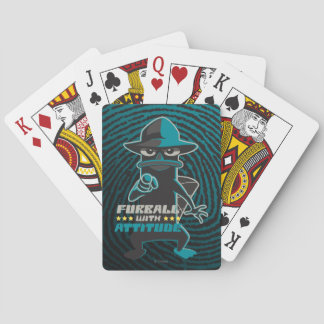 Furball With Attitude Poker Cards