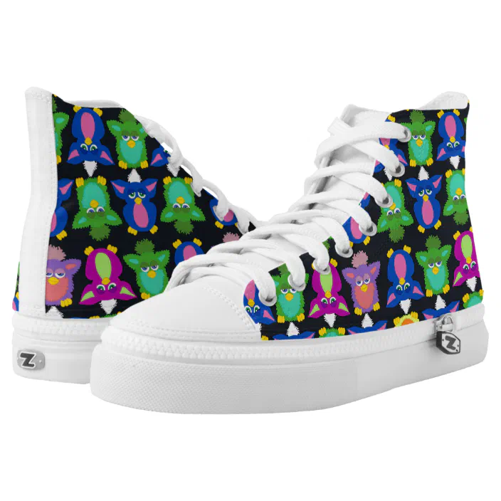 Prelude Tidlig pause Furby Frenzy (odd) High-Top Sneakers | Zazzle.com
