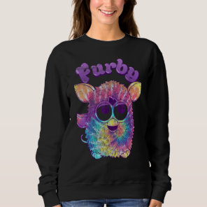 Furby Tie Dye Portrait Sweatshirt