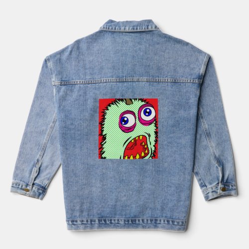 Furcorn Pop Art  Denim Jacket