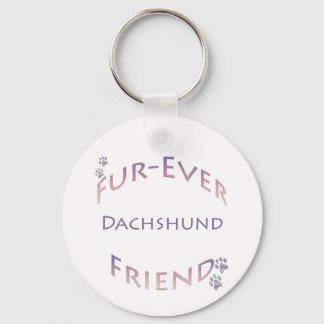 Furever Dachshund Keychain
