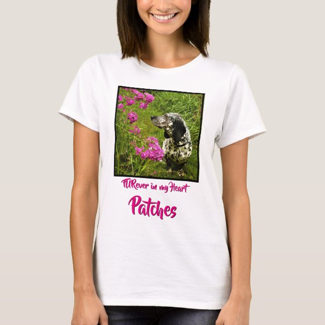 FURever In My Heart Pet Memorial Template T-Shirt (Front)
