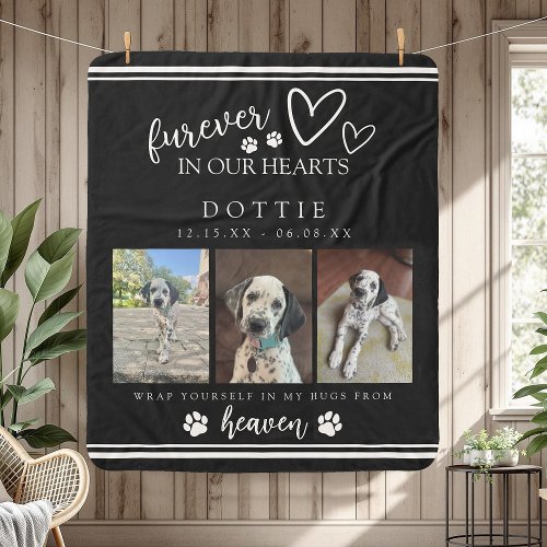 Furever In Our Hearts Dog Memorial Photo