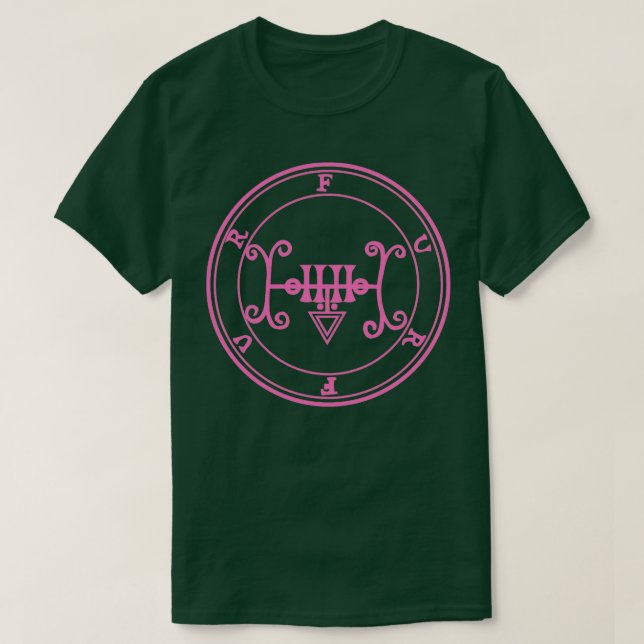 Furfur Sigil Teaches on Secret Pink T-Shirt (Design Front)