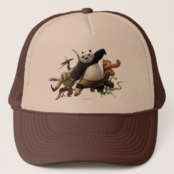Furious Five Stacked High Trucker Hat by kungfupanda at Zazzle