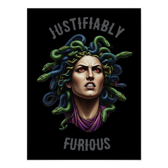 Furious Medusa Poster (Front)