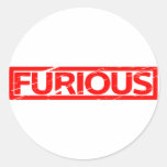 Furious Stamp Classic Round Sticker