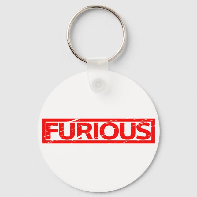 Furious Stamp Keychain (Front)