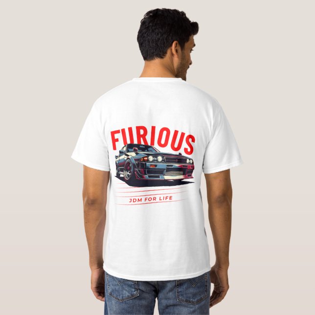 furious t-shirt, high quality. T-Shirt (Back Full)
