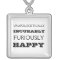 Furiously happy necklace