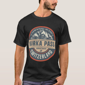 Furka Pass, Switzerland Sticker T-Shirt