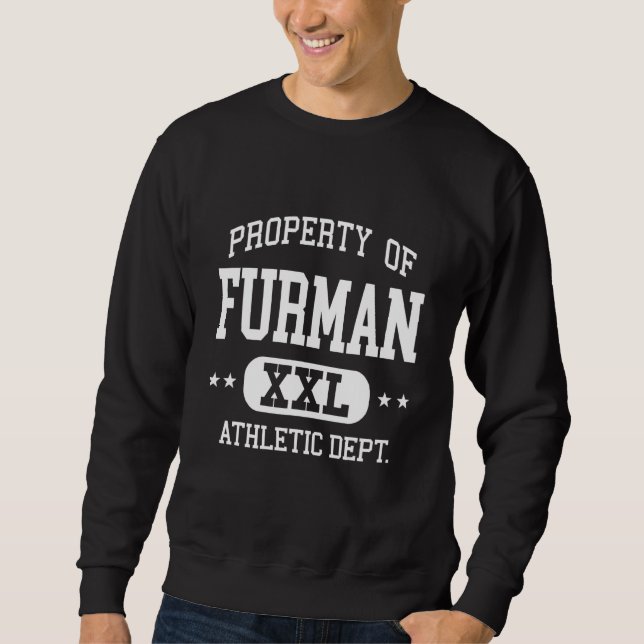 Furman Retro Athletic Property Dept Sweatshirt (Front)