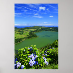 Furnas Lake, Azores Poster