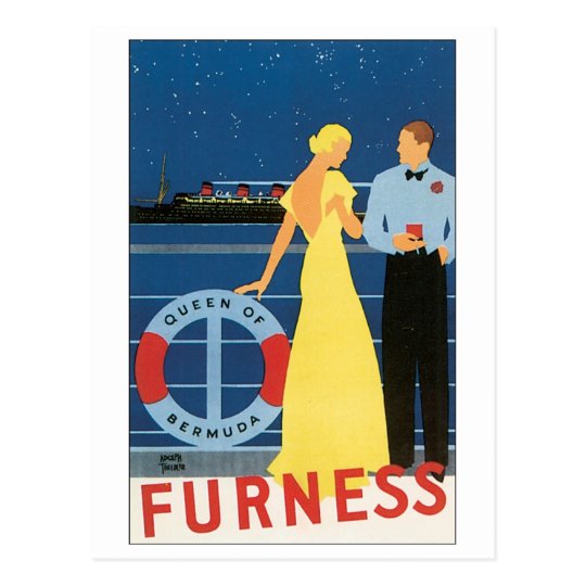 Furness Queen of Bermuda Postcard